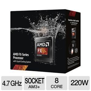 AMD FD9590FHHKWOX  FX 8-Core Black Edition FX-9590 - AM3+, 220W, Liquid Cooled