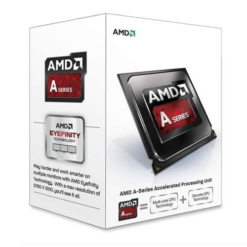 AMD AD7300OKHLBOX APU A4-7300 CPU 3.8GHz - Turbo 4GHz, 1MB L2 Cache, FM2 Processor, Box