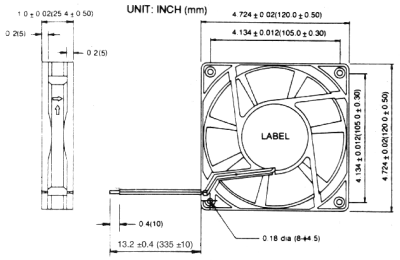 USTF12025 Series US TOYO FAN - Electronic Components Distributor