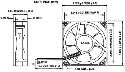 USTF12025 Series US TOYO FAN - Electronic Components Distributor