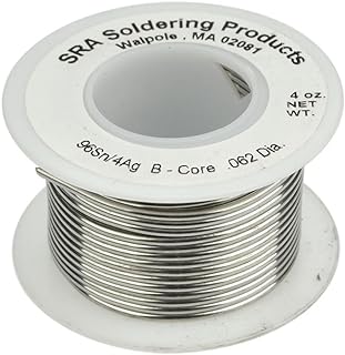SRA Lead Free Acid Core Solder, 96/4 .062-Inch, 4 Ounce Spool