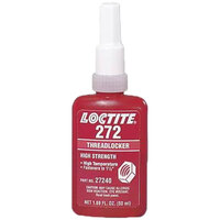 272 RED HIGH TEMPERATURE HIGH STRENGTH THREADLOCKER FOR FASTENERS UP TO 1 1/2 50 MIL BOTTLE